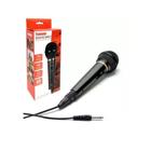 Microfone Dinâmico Tomate Com Cabo Mt-1018 Preto