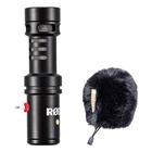 Microfone direcional Rode VideoMic Me-L com Windbuster