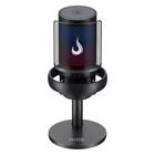 Microfone Gamer De Mesa Rise Mode Elite 05, RGB, USB-C, Preto - RM-ME-05-B