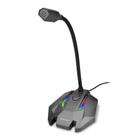 Microfone Gamer USB Com LED Multilaser - PH363
