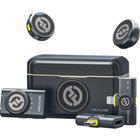 Microfone hollyland lark m2 duo combo duplo p/ 2 pessoas sem fio