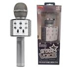 Microfone Infantil Bluetooth Star Voice Prata - Zoop Toys
