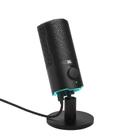 Microfone Jbl Quantum Stream Condensador Duplo Com Fio E Led