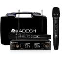 Microfone kadosh k-502m sem fio duplo