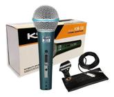 Microfone Ksr Pro Km58 Beta Cabo Cachimbo + Bag