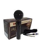 Microfone Le Son Sm 58 P4 Preto Brilhante Cardioide Profissional - LESON