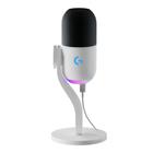 Microfone para jogos Logitech G Yeti GX Dynamic RGB USB Off White