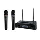 Microfone Profissional Duplo SKP UHF300D Digital S/Fio