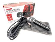 Microfone Profissional Fio 5M Karaoke Palestras Igrejas P10 - Alinee