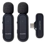 Microfone sem fio 2 em 1 Tipo-C 20m distancia - Relogs