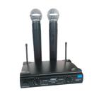 Microfone Sem Fio Duplo Uhf Lelong Le-906