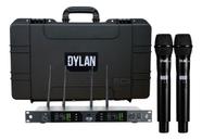 Microfone Sem Fio Dylan D-9500 Cor Preto