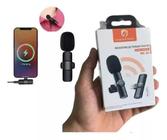 Microfone Sem Fio Lapela Para iPhone Canal Duplo