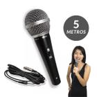 Microfone Sm58 Dinâmico Cardioide Profissional