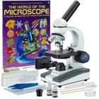 Microscópio AmScope M150C-SP14-WM 40X-1000X com kit de lâminas