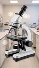 Microscópio Biológico Profissional 64x a 2400x Branco