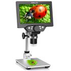 Microscópio digital ANNLOV 1200X com ampliação 1080P 7" LCD