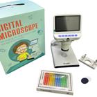 Microscópio Digital Infantil Com Tela Lcd 4.3 Alta Resolução