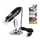 Microscópio USB Digital Profissional com Câmera e LED - F7 Variedades