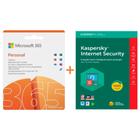 Microsoft Office 365 Personal + Kaspersky Antivírus Internet Security - Licença 1 Ano, 1 Dispositivo