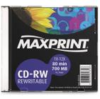 Mídia cd-rw (regravável) caixa - maxprint