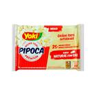 Milho de Pipoca Integral Para Micro-ondas Sabor Natural com Sal Yoki 90g