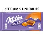 Milka toffee caramel 100gr kit com 5 500-gramas