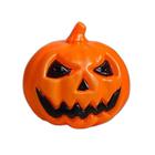 Mini Abóbora Plástico Decorativa 8X8Cm Laranja Halloween - Fantasias Radicais