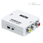 Mini Adaptador Conversor De Hdmi Para Video 3rca Av Barato