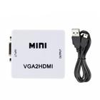 Mini Adaptador Conversor Vga2hdmi Entrada Vga E Saida Hdmi