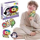Mini Alinhavo Joguinho De Bolsa Infantil Montessori Madeira