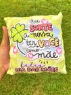 Mini Almofada 20x20 Dia das Mães Presente Mãe Mamãe