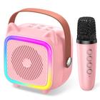 Mini Alto-Falante Bluetooth Portátil com Karaokê e Microfone SXH