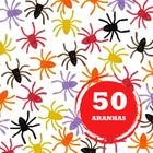 Mini Aranha de Plástico 50 Unidades Festa Decoração Atacado
