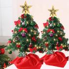 Mini Árvore de Natal Juegoal - Pacote com 2 (60cm) - 50 Luzes LED