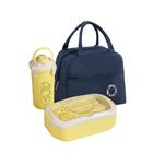 Mini Bag Térmica Com Zíper Multiuso + kit Lancheira + Copo Infantil - Fam