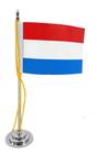 Mini Bandeira De Mesa Da Luxemburgo 15 Cm Poliéster