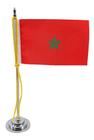 Mini Bandeira De Mesa Da Marrocos 15 Cm Poliéster