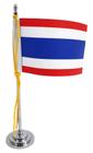 Mini Bandeira de Mesa da Tailândia 15 cm Poliéster