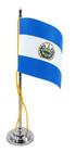 Mini Bandeira de Mesa de El Salvador 15 cm Poliéster - SP Bandeiras