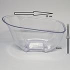 Mini Banheira Acrílico Decoração Lembrancinha Kit Com 20 Unidades