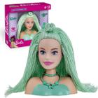 Mini Barbie Styling Head Original Boneca Cabelo Verde Pupee