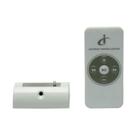Mini base para carga e sincronia de iPod Nano com controle remoto sem fio