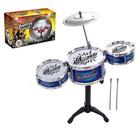 Mini Bateria Infantil Musical Art Brink - AZUL