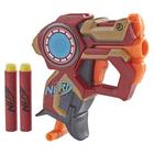 Mini Blaster Nerf Microshots Marvel Iron Man com 2 dardos