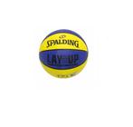 Mini Bola De Basquete Spalding - Lay Up - Amarela/Azul