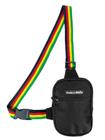 Mini Bolsa Lateral Shoulder Bag Masculina Pega Visão Alça Reggae