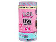 Mini Boneca LOL Surprise! Emite sons - Interactive Live com Acessórios Candide
