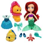 Mini Boneco Ariel - Coleção Animators Disney - 5 Polegadas - A Pequena Sereia