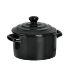 Mini Caçarola em Cerâmica Preto 250ml